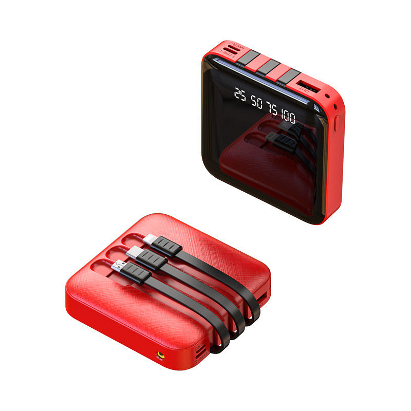 Power Bank With Data Cable Power Bank With Data Cable